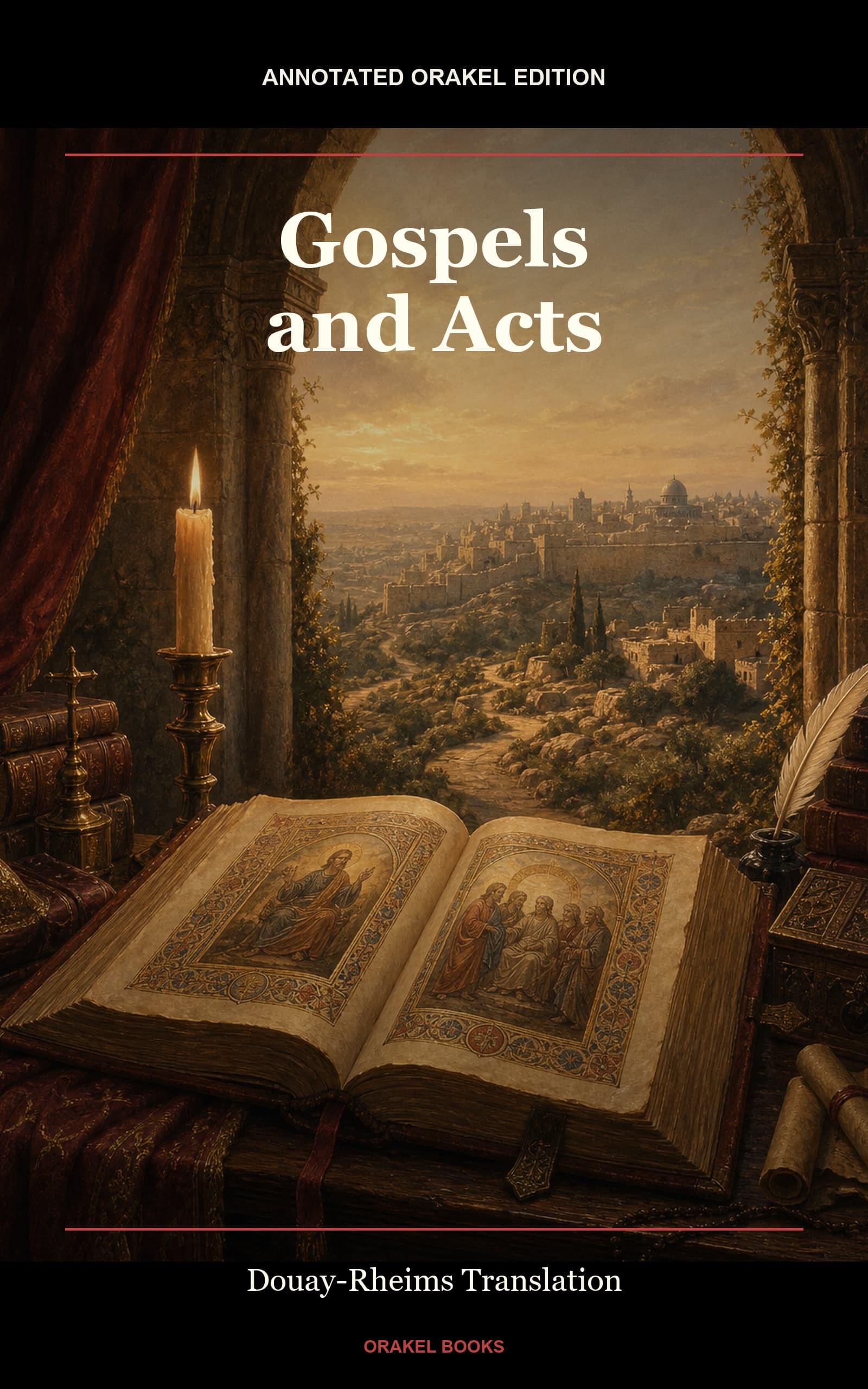The New Testament: Gospels and Acts, Douay-Rheims Version cover