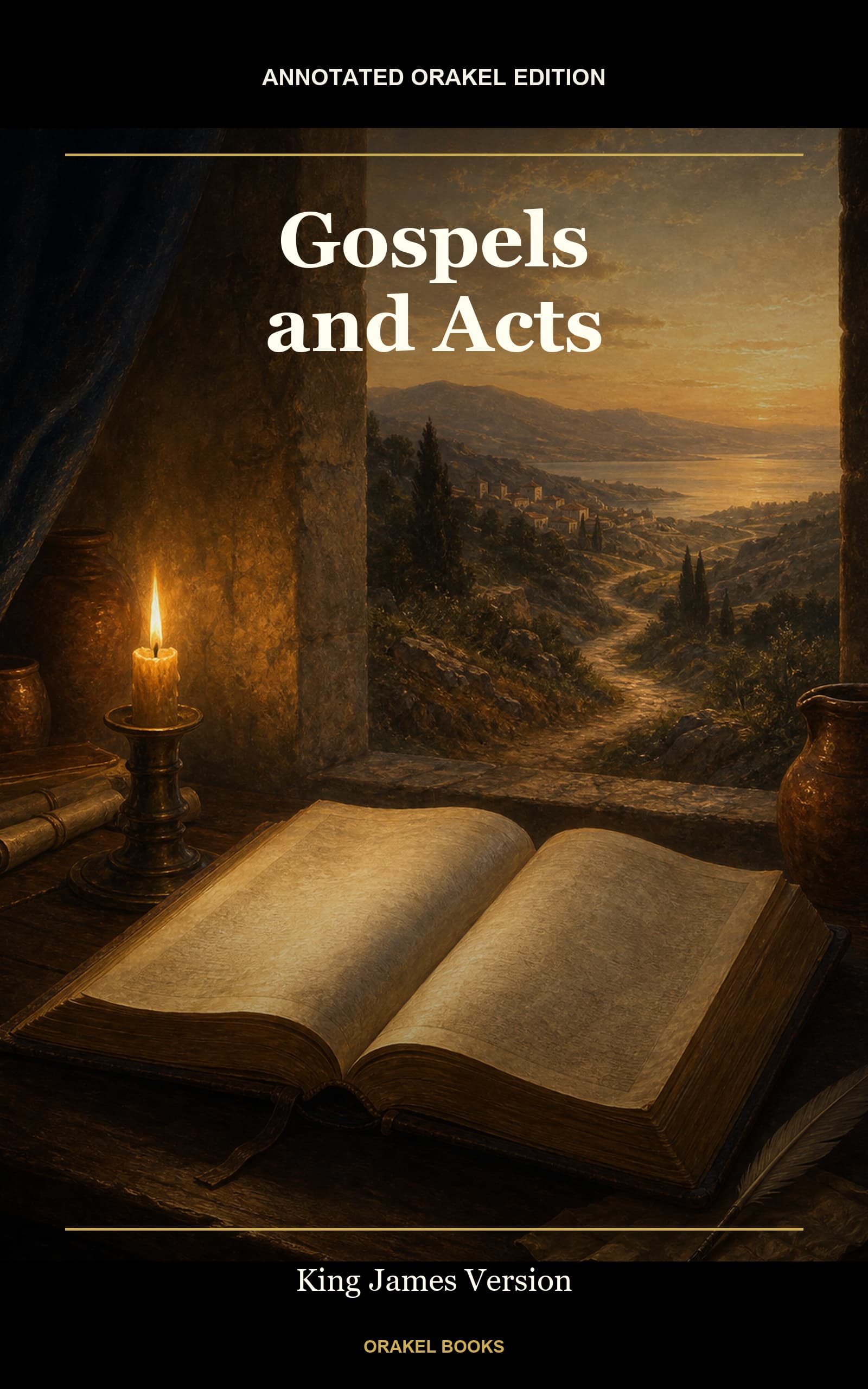 The New Testament: Gospels and Acts, King James Version cover