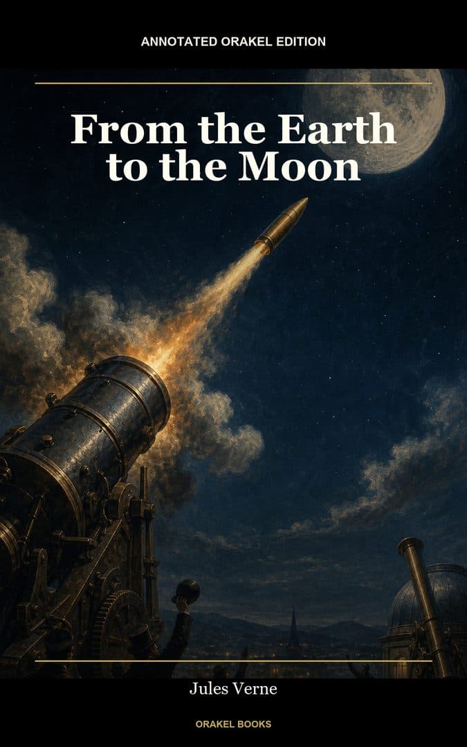From the Earth to the Moon; and, Round the Moon cover